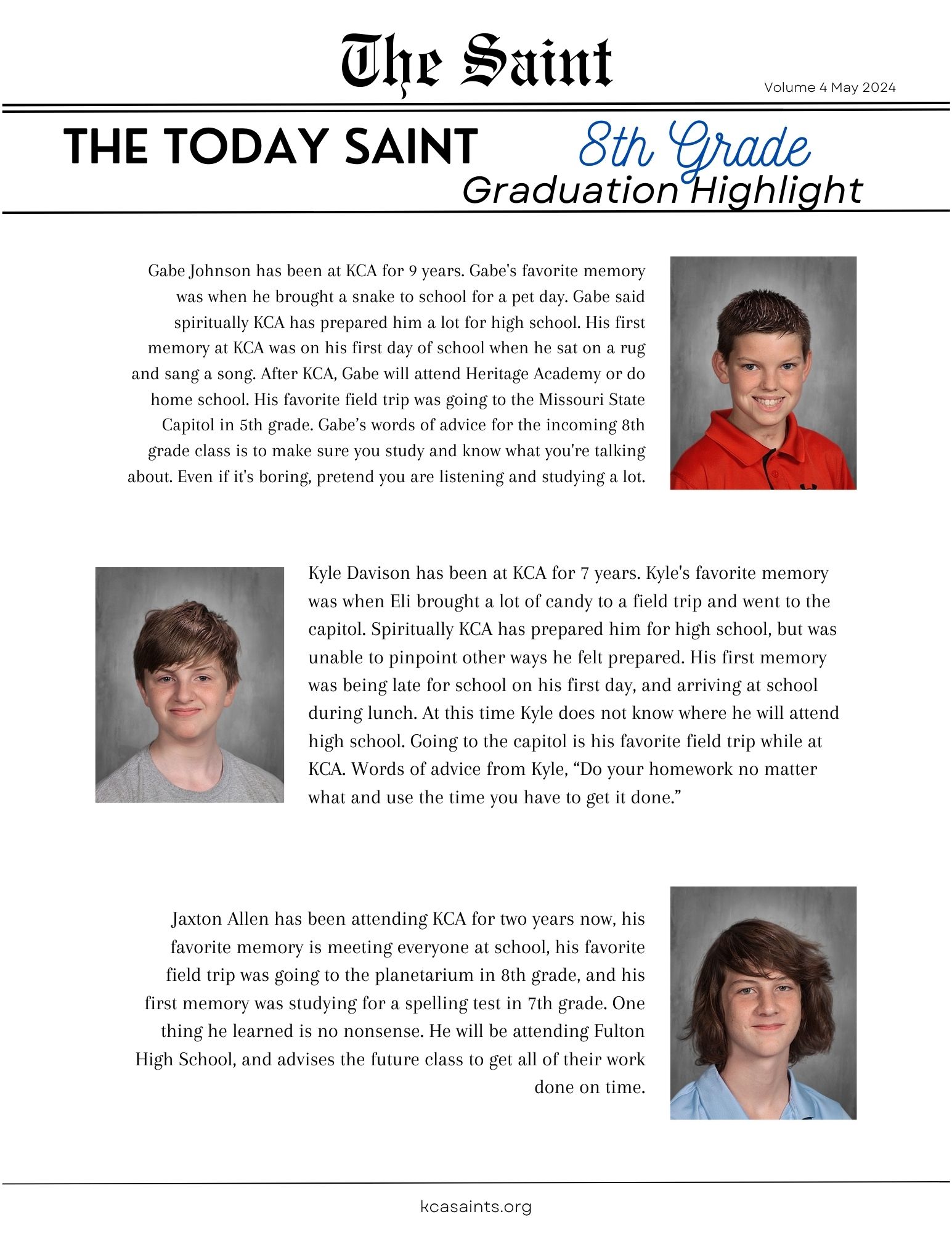 The Saint Newsletter Q4 (pg 6)