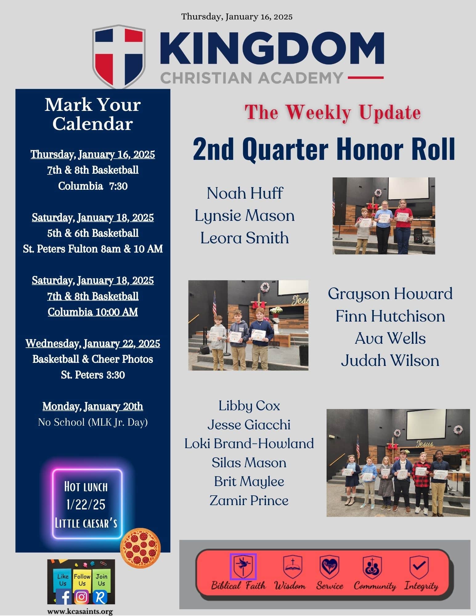 2025-01-16 Weekly Update (pg 1)